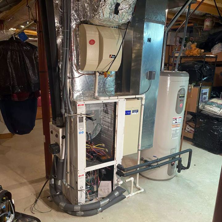 Geothermal Heat Pump Replacement - Farmville, VA - Before